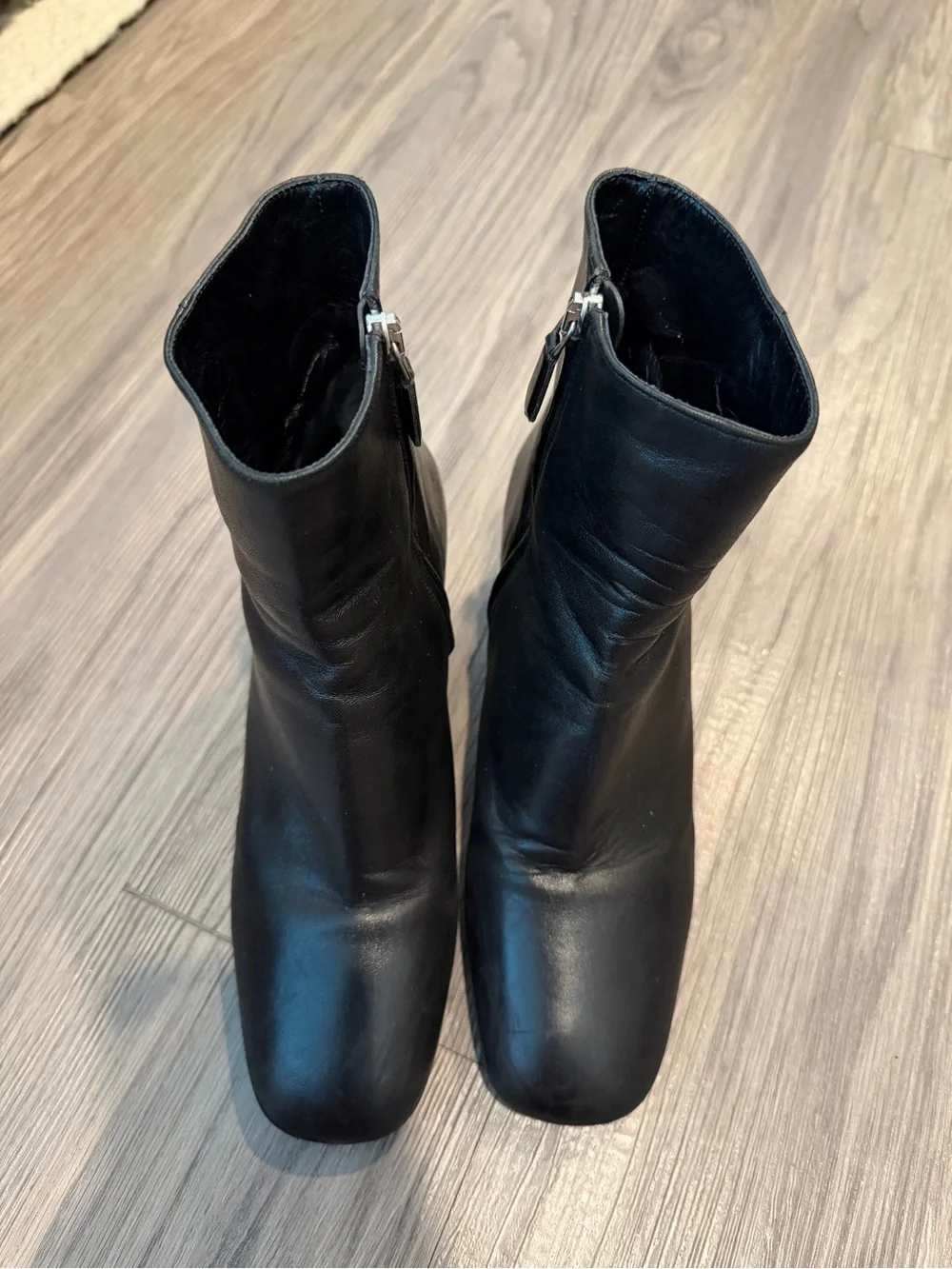 PRADA Black Women's Ankle Boots - Sleek Zip Closure